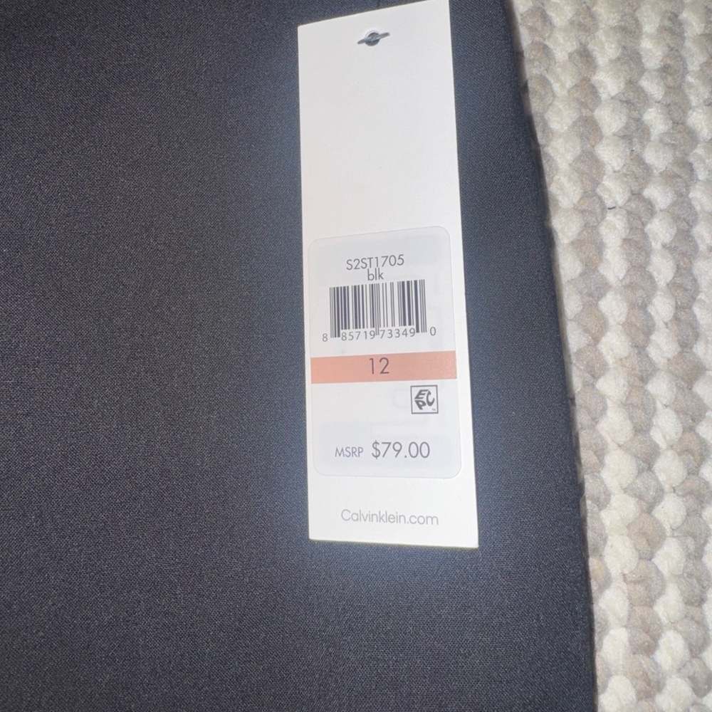 Calvin Klein Classic Black Pencil Skirt - Picture 7 of 8